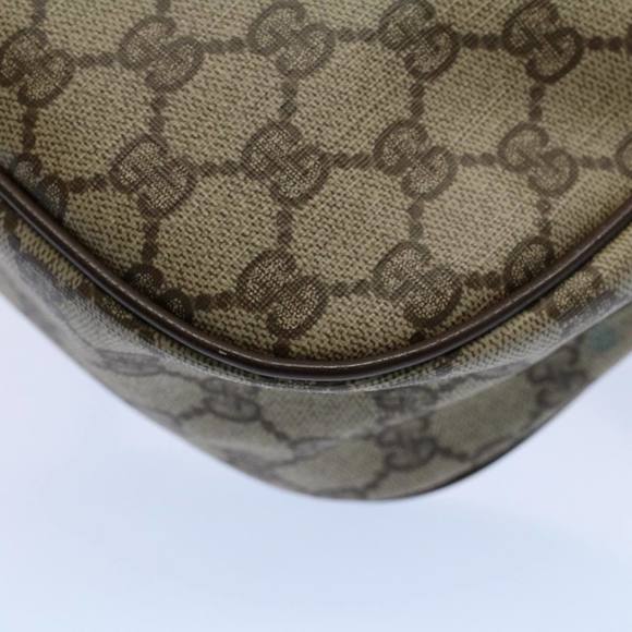 GUCCI GG Canvas Web Sherry Line Shoulder Bag Beige Red 89 02 032 Auth yk8711 - Picture 15 of 16